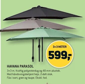 XL-BYG HAVANA PARASOL tilbud