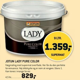 XL-BYG JOTUN LADY PURE COLOR tilbud