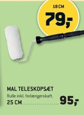 XL-BYG MAL TELESKOPSÆT tilbud