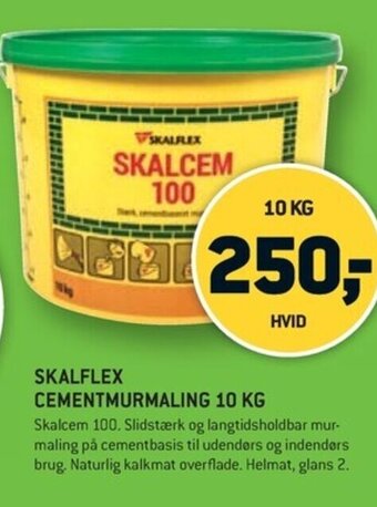 XL-BYG SKALFLEX CEMENTMURMALING 10 KG tilbud