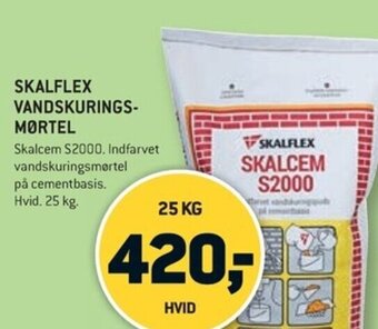 XL-BYG SKALFLEX VANDSKURINGS-MØRTEL tilbud