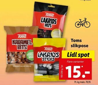 Let-Køb Toms slikpose tilbud