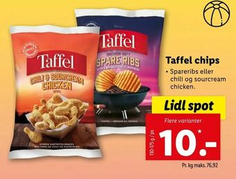 Let-Køb Taffel chips tilbud