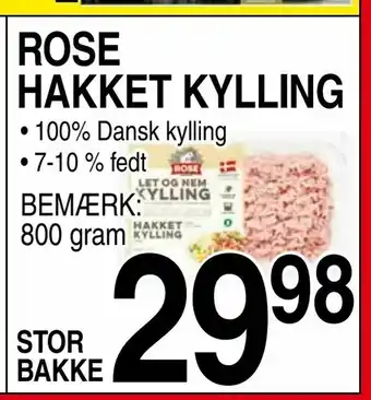 ABC Lavpris Rose hakket kylling tilbud