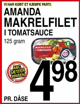 ABC Lavpris Makrelfilet tilbud