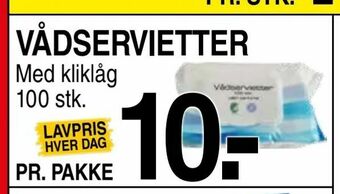 ABC Lavpris Vådservietter tilbud