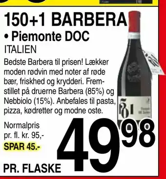 150+1 barbera