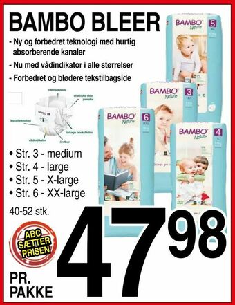 ABC Lavpris Bambo bleer tilbud