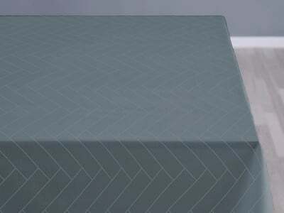 Imerco Södahl tiles damask dug - b 140 x l 320 cm - 100% bomuld - atlantic tilbud