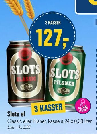 Otto Duborg Slots øl tilbud