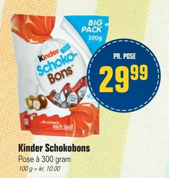 Otto Duborg Kinder Schokobons tilbud