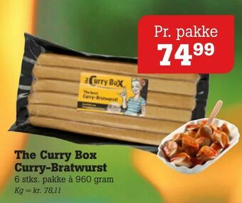 Poetzsch Padborg The Curry Box Curry-Bratwurst tilbud