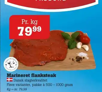 Marineret flanksteak