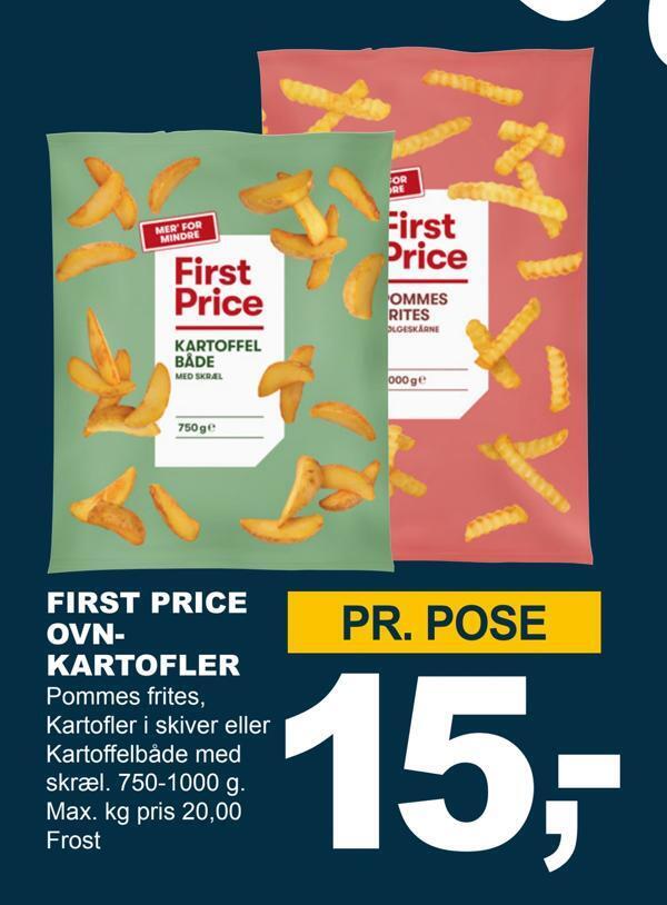Let-Køb First price ovn- kartofler tilbud