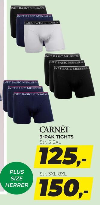 3-pak tights