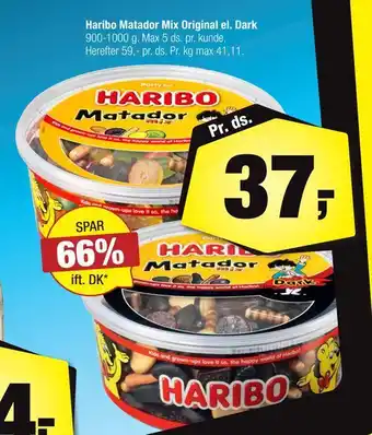 Haribo matador mix original el. dark