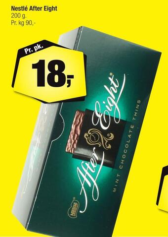 Calle Nestlé after eight tilbud
