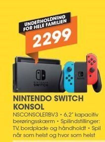 Expert Nintendo switch konsol tilbud