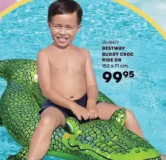 KiDS Coolshop Bestway buddy croc ride on tilbud