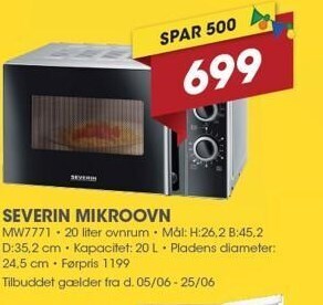 Punkt1 Severin mikroovn tilbud