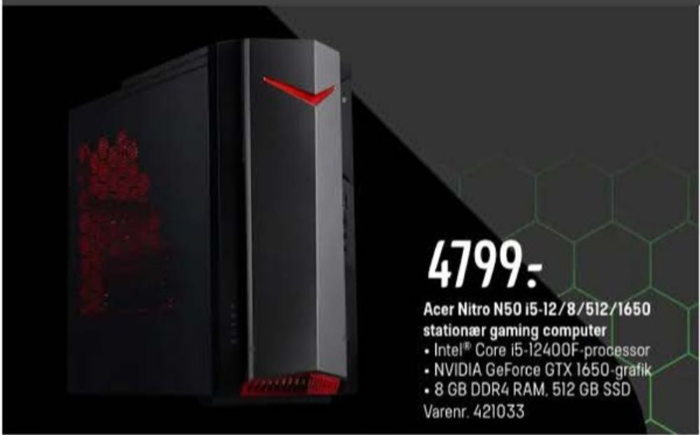 Elgiganten Acer pc tilbud