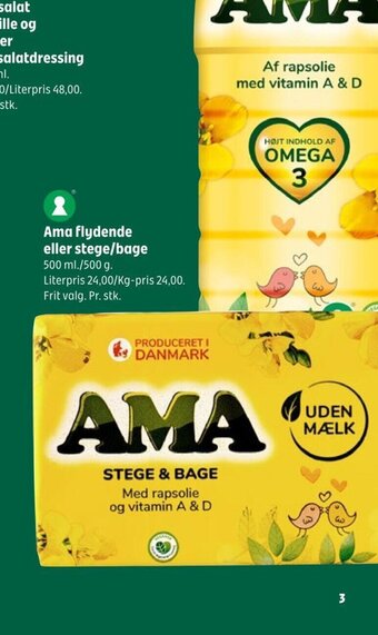 Coop 365 Ama flydende eller stege/bage tilbud