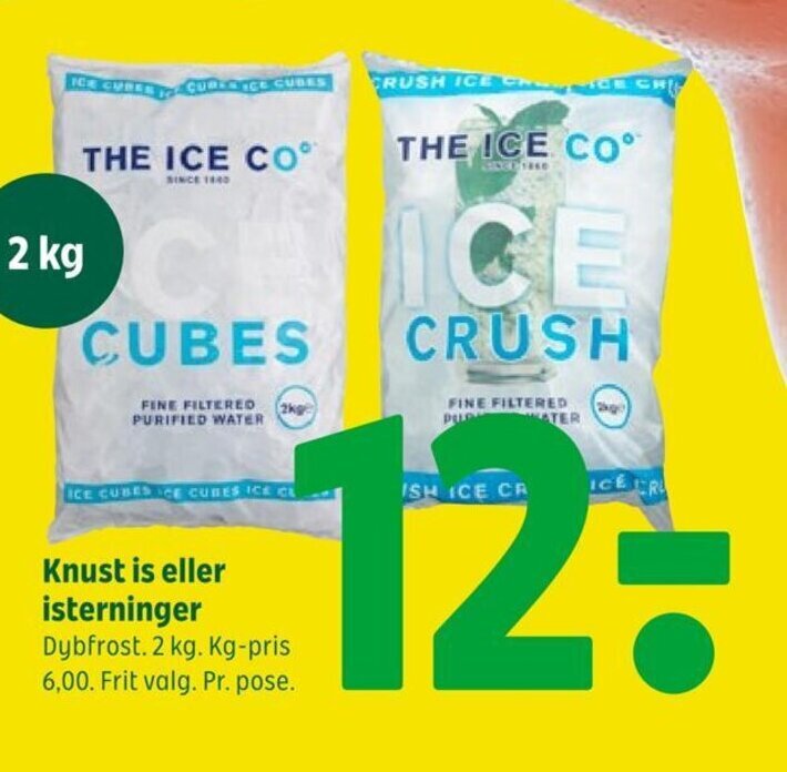Coop 365 Knust is eller isterninger tilbud