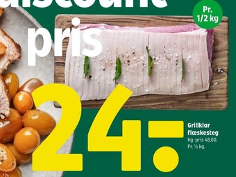 Grillklar flæskesteg