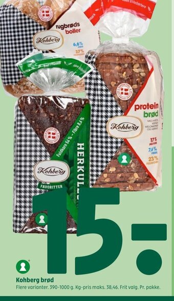 Coop 365 Kohberg brød tilbud
