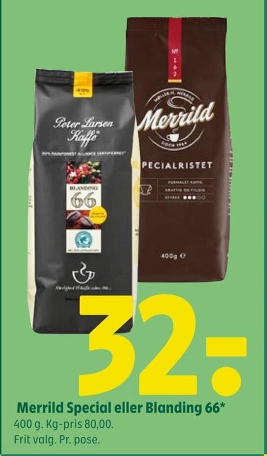 Coop 365 Merrild Special eller Blanding 66 tilbud
