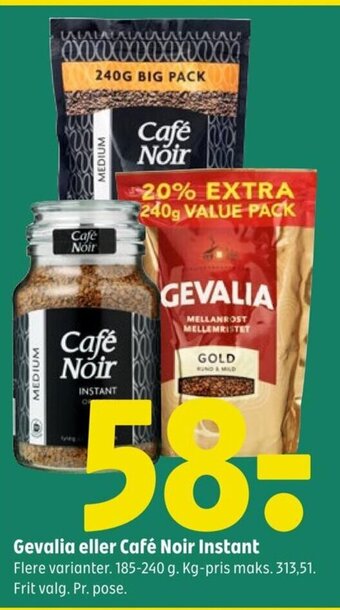 Gevalia eller Café Noir Instant