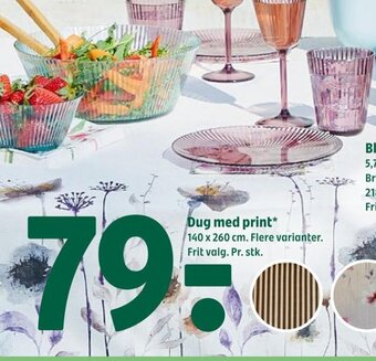 Coop 365 Dug med print tilbud
