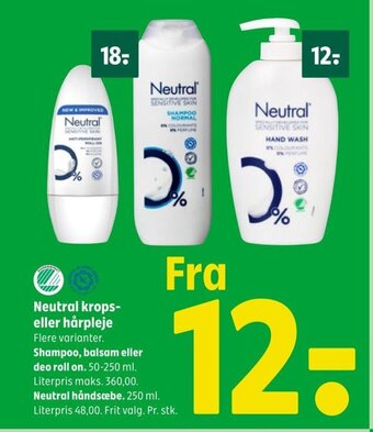 Coop 365 Neutral krops-eller hårpleje tilbud
