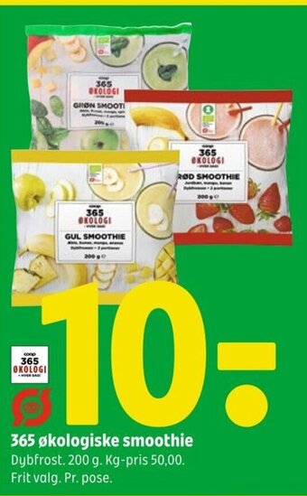 Coop 365 365 økologiske smoothie tilbud