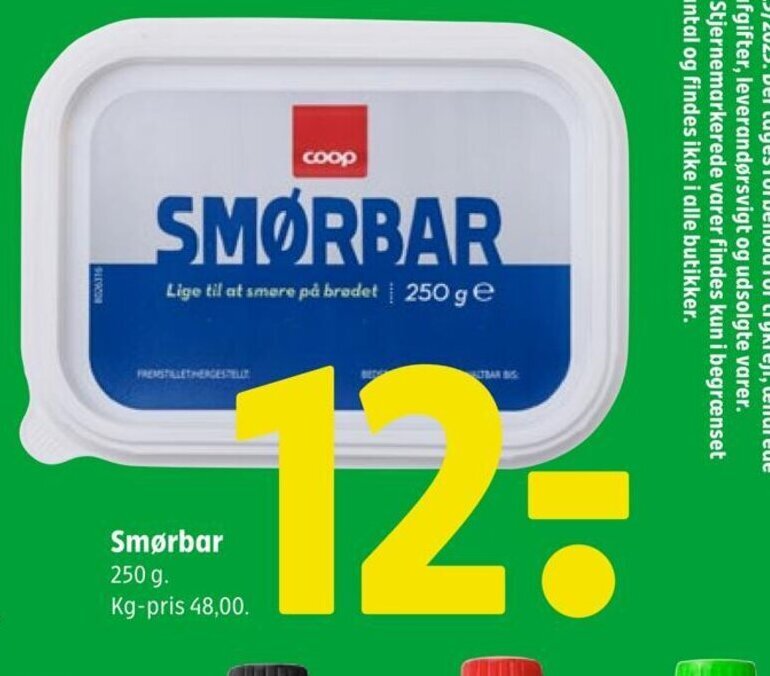 Coop 365 Smørbar 250 g. tilbud