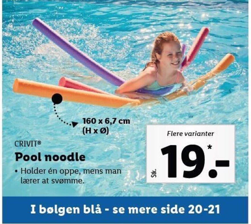 CRIVIT Pool noodle tilbud hos Lidl