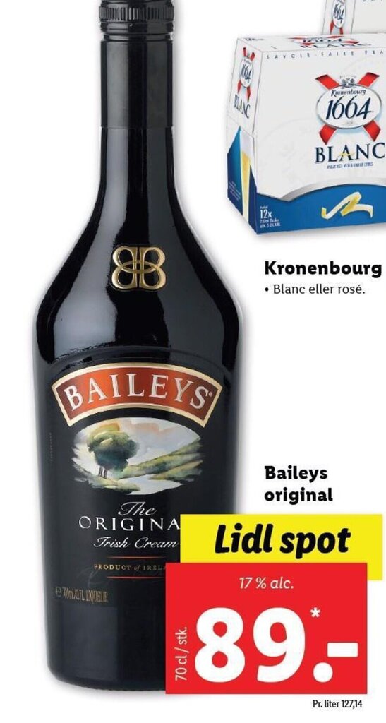Baileys original tilbud hos Lidl