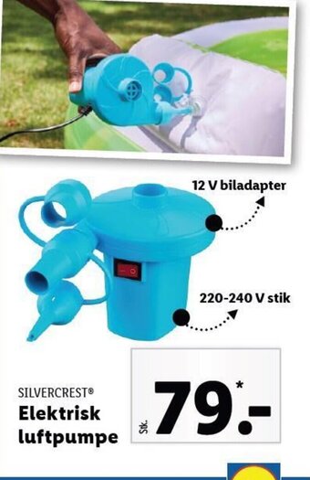 Lidl SILVERCRESTⓇ Elektrisk luftpumpe tilbud