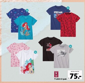 Lidl T-shirt 2-pak tilbud