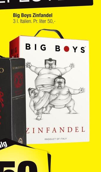 Calle Big boys zinfandel tilbud