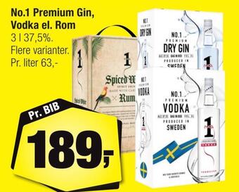 Calle No.1 premium gin, vodka el. rom tilbud