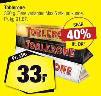 Calle Toblerone tilbud