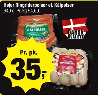 Højer ringriderpølser el. kålpølser