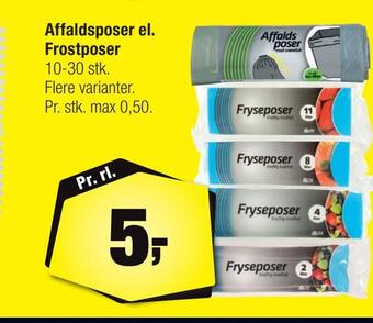 Calle Affaldsposer el. frostposer tilbud