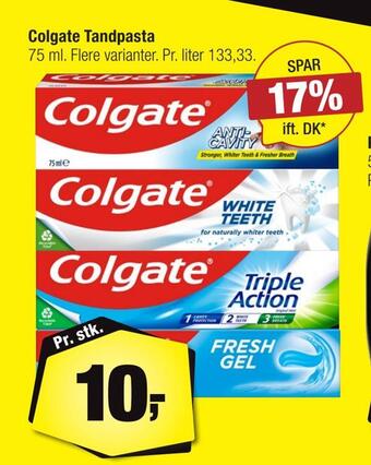 Calle Colgate tandpasta tilbud