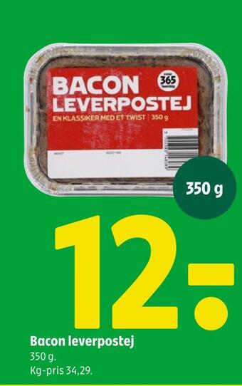 Coop 365 Bacon leverpostej tilbud