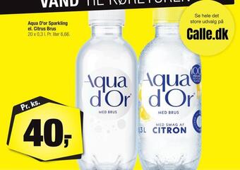 Calle Aqua d'or sparkling el. citrus brus tilbud