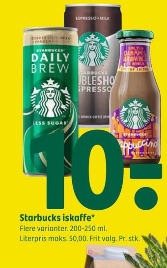 Coop 365 Starbucks iskaffe tilbud