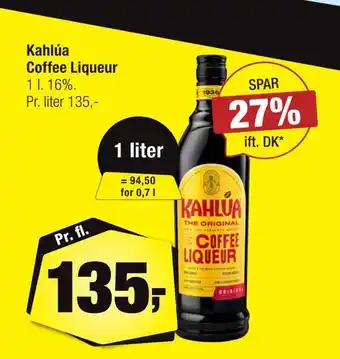 Calle Kahlúa coffee liqueur tilbud