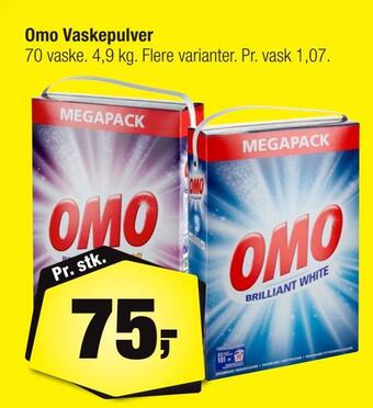Calle Omo vaskepulver tilbud